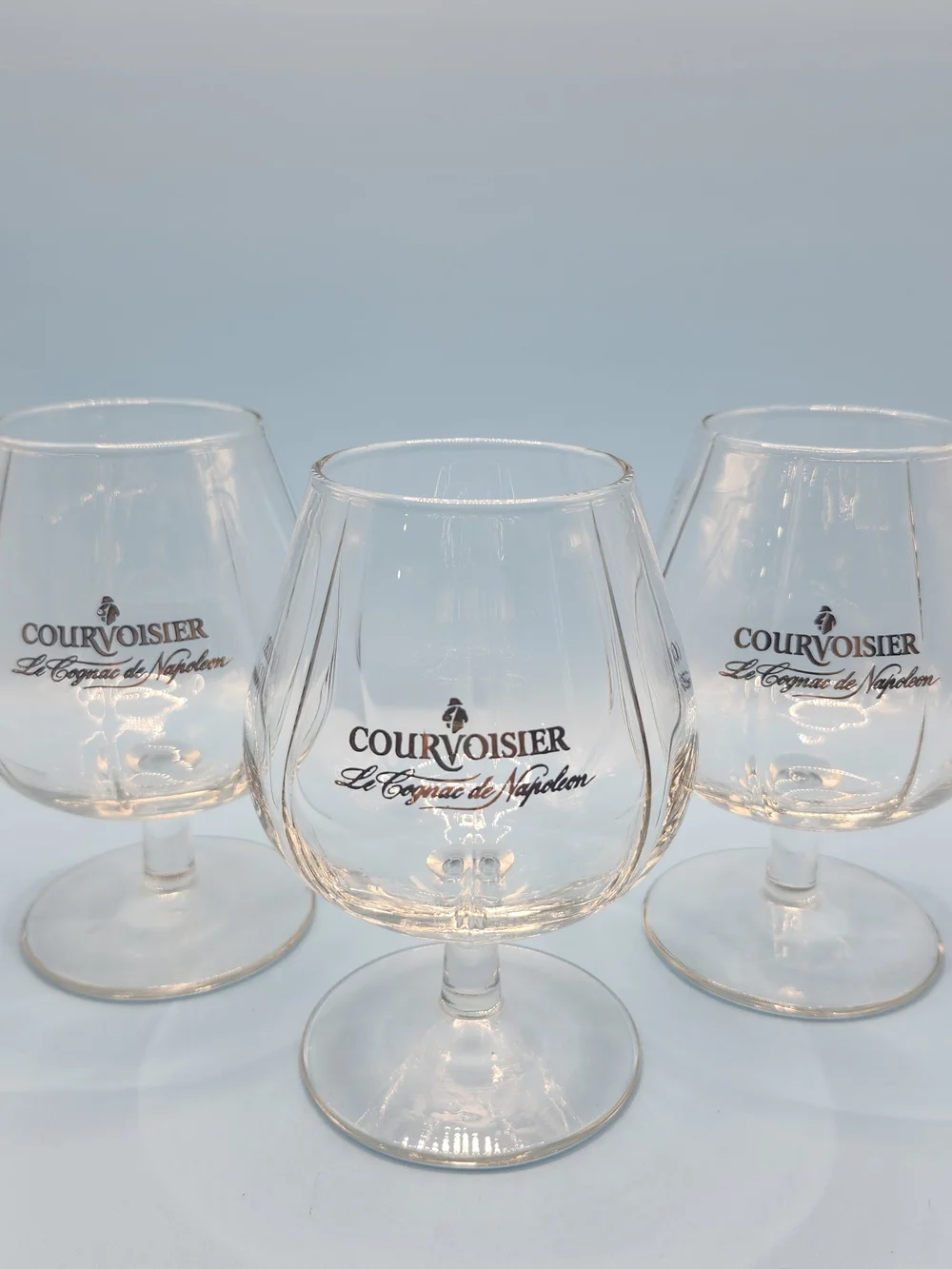 Branded Clear Cognac Glass - Set of 3